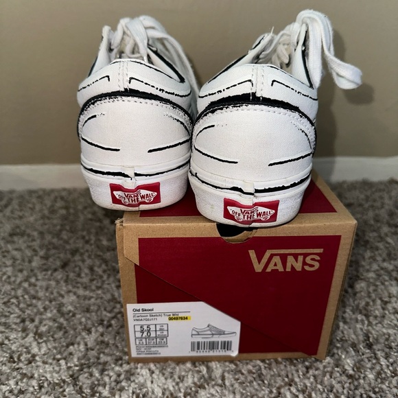 Cartoon Old Skool Vans - Picture 3 of 7